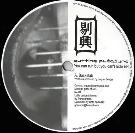 Jaques Lueder - You Can Run But You Can't Hide EP