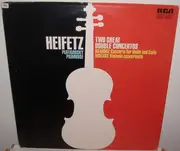 LP - Jascha Heifetz , Gregor Piatigorsky , William Primrose - Brahms: Conerto for Violin & Cello / Mozart: Sinfonia concertante