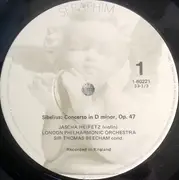 LP - Tchaikovsky / Sibelius - Concerto In D Minor / Concerto In D Major - Mono