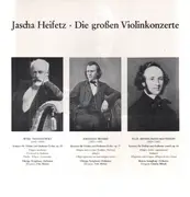 Double LP - Jascha Heifetz , Johannes Brahms , Felix Mendelssohn-Bartholdy , Pyotr Ilyich Tchaikovsky - Die Großen Violinkonzerte - box + booklet