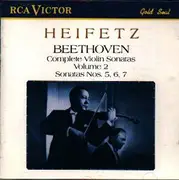 CD - Beethoven / Jascha Heifetz - Complete Violin Sonatas No. 5, 6, 7 Volume 2