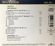 CD - Beethoven / Jascha Heifetz - Complete Violin Sonatas Volume 3 - Nos. 8,9,10