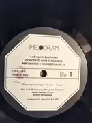 Double LP - Beethoven - Concerto per Violino e Orchestra  in Re Magg. Op. 61