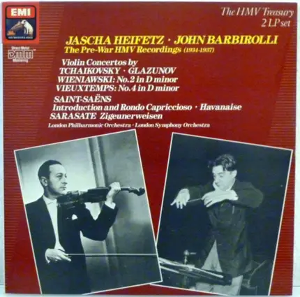 Tchaikovsky / Wieniawski / Vieuxtemps / Saint-Saens - The Pre-War HMV Recordings (1934-1937) / Violin Concertos No. 2 In D Minor, No. 4 In D Minor / Intr