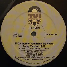 Jasmin - Stop (Before You Break My Heart)