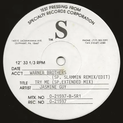 Jasmine Guy - Try Me