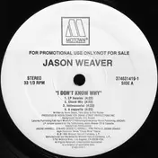 jason weaver - I Don't Know Why / Stay With Me
