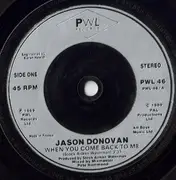 7inch Vinyl Single - Jason Donovan - When You Come Back To Me