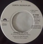 7inch Vinyl Single - Jason Donovan - Mission Of Love