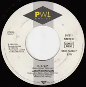 7inch Vinyl Single - Jason Donovan - R S V P