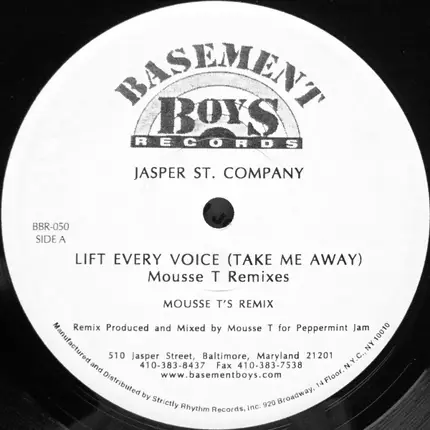 Jasper Street Co. - Lift Every Voice (Take Me Away)  (Mousse T Remixes)