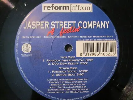 Jasper Street Co. - A Feelin'
