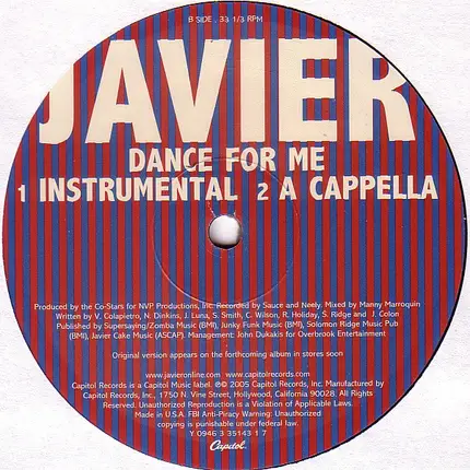 Javier Colon - Dance For Me (Reggaeton Mix)