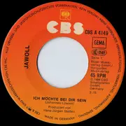 7inch Vinyl Single - Jawoll - Ich Möchte Bei Dir Sein