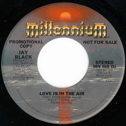 Jay Black - Love Is In The Air