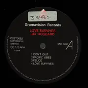 LP - Jay Hoggard - Love Survives - Obi, Insert