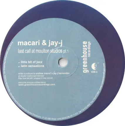 Jay-J & Macari - Last Call At Moulton Studios Pt. 1