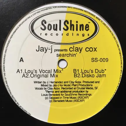 Jay-J Presents Clay Acox - Searchin'