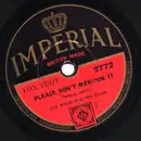 Schellack - Jay Wilbur And His Band - Looking On The Bright Side / Please Don't Mention It