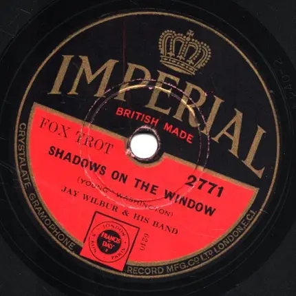 Jay Wilbur And His Band - Marta / Shadow On The Window