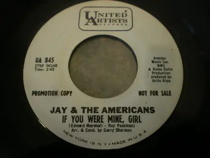 Jay & The Americans - Think Of The Good Times