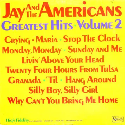 Jay & The Americans - Greatest Hits - Volume 2