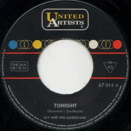 Jay & The Americans - Tonight / The Other Girls