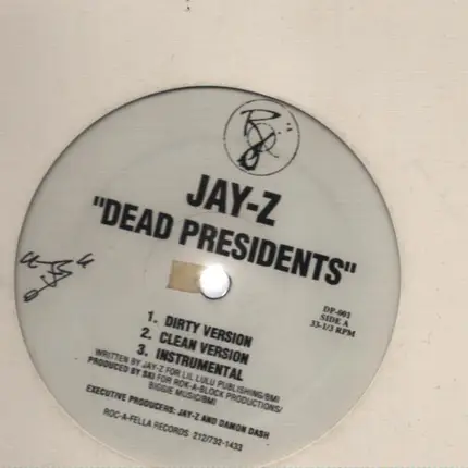 Jay-Z - Dead Presidents / Jay-Z's Listening Party