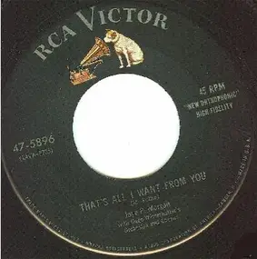 Jaye P. Morgan - That's All I Want From You / Dawn