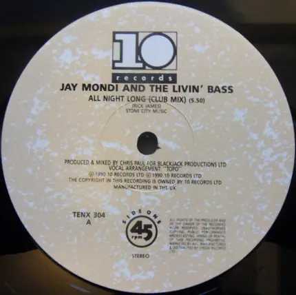 Jay Mondi & The Livin' Bass - All Night Long