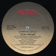 Jayne Edwards - Harmony / I Got It