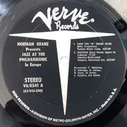 LP - Jazz At The Philharmonic - Norman Granz Presents Jazz At The Philharmonic In Europe