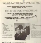 LP - Jazz Sampler - The Legendary Earl Baker Cylinders 1926 / Red Nichols Radio Transcriptions 1929-1930