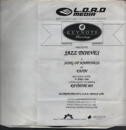 Jazz Thieves - Song Of Happiness / Faith