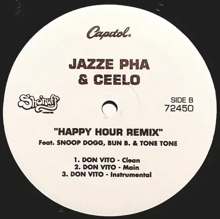 Jazze Pha & Cee-Lo Featuring Snoop Dogg , Bun B & Tone Tone - Happy Hour (Remix)
