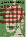 Paperback - Jazz Katalog - Katalog der jazz schallplatten 1970/71
