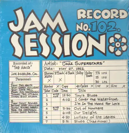 Jazz Superstars - Jam Session 102