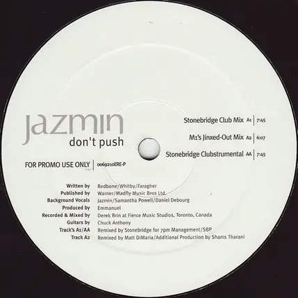 Jazmin - Don't Push