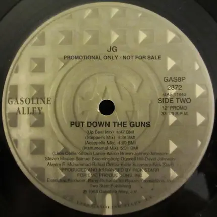 JG - Put Down The Guns