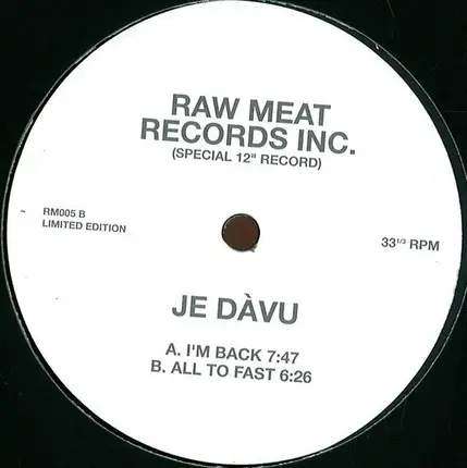 JE DAVU - I'M BACK