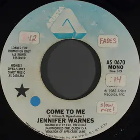 Jennifer Warnes - Come To Me