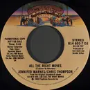 7inch Vinyl Single - Jennifer Warnes / Chris Thompson - All The Right Moves