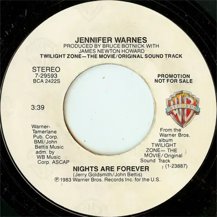 Jennifer Warnes - Nights Are Forever