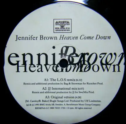 Jennifer Brown - Heaven Come Down