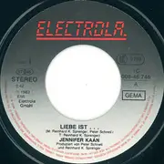 7inch Vinyl Single - Jennifer Kaan - Liebe Ist...