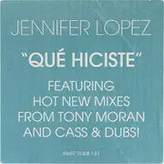 12inch Vinyl Single - Jennifer Lopez - Qué Hiciste - Promo