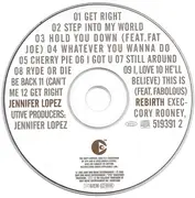 CD - Jennifer Lopez - Rebirth