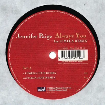 Jennifer Paige - Always You