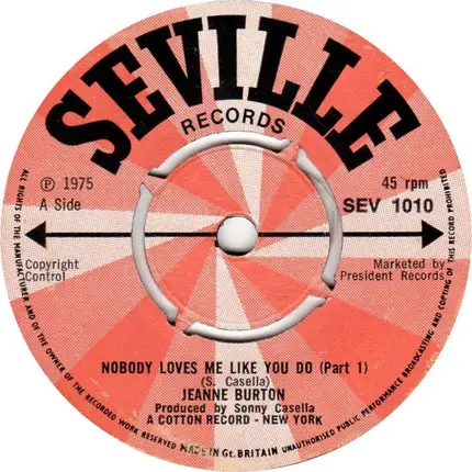 Jenny Burton - Nobody Loves Me Like You Do