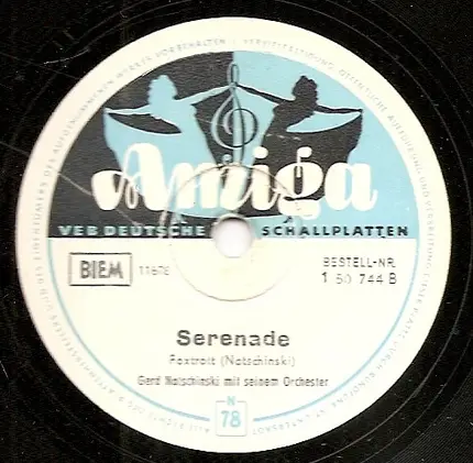 Jenny Petra / Orchester Gerd Natschinski - Tschau, Tschau, Bambina / Serenade